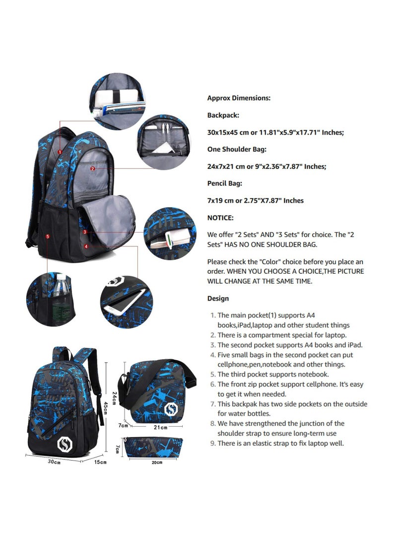 Unisex Backpack with Florescent Mark - Image 5