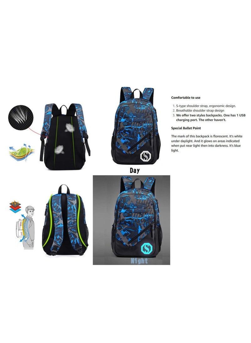 Unisex Backpack with Florescent Mark - Image 4