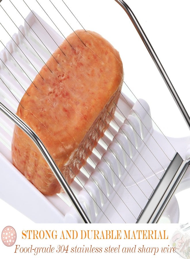 Vesici 10 Pieces Musubi Maker Kit Musubi Press Mold Egg Slicer Cutter with Onigiri Rice Ball Mold Sushi Maker Sushi Meat Hot Dog Cutter for Kitchen - Image 3