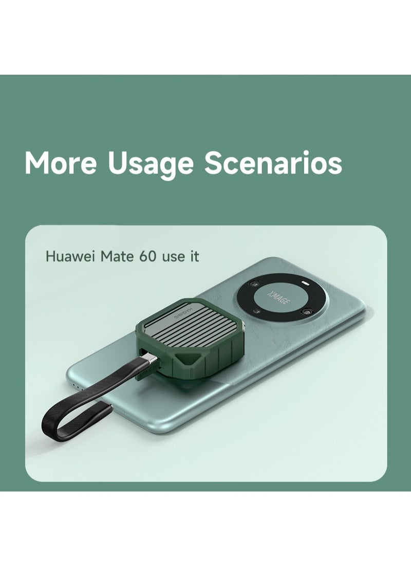 Hagibis - Hagibis 2230 M.2 NVMe SSD Enclosure USB 3.2 Gen 2 10Gbps to NVMe PCI-E M.2 SSD Case External SSD for Laptop iPhone 15 Pro iPad - Image 1