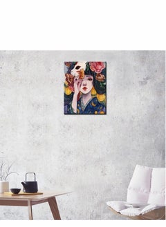 Excefore DIY Flower Girl Paint by Numbers Kits, DIY Gift Oil Painting for Kids, Students, Adults Beginner with Brushes and Acrylic Pigment - Pretty Women Portrait Picture 16x20 inch(Without Frame)  - Image 3