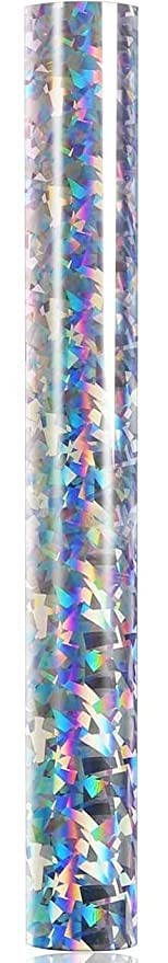 SUNBIRD Holographic Crystal Self Adhesive Lamination Sticker Paper Wrap Sticker for Laptop Bike Car Table Mobile Phones car wrap Vinyl (12 X 48 Inch, Holographic Vinyl) - Image 5