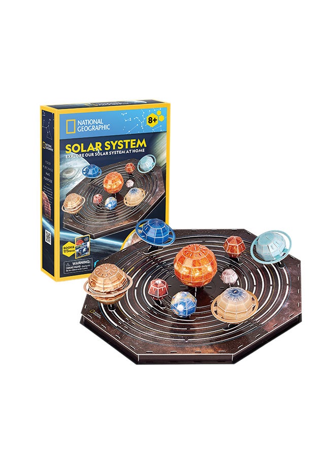 CubicFun National Geographic 3D Puzzle Solar System 173 Pcs - Image 1