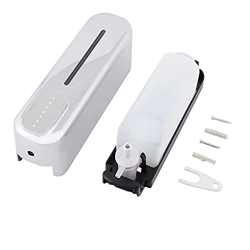 BATH GURU Abs Wall Mounted Shampoo Sanitizer Lotion Hand Dish Wash Gel Liquid Soap Dispenser for Bathroom Kitchen Pack of 2 (350 Ml, Chrome) - Image 4