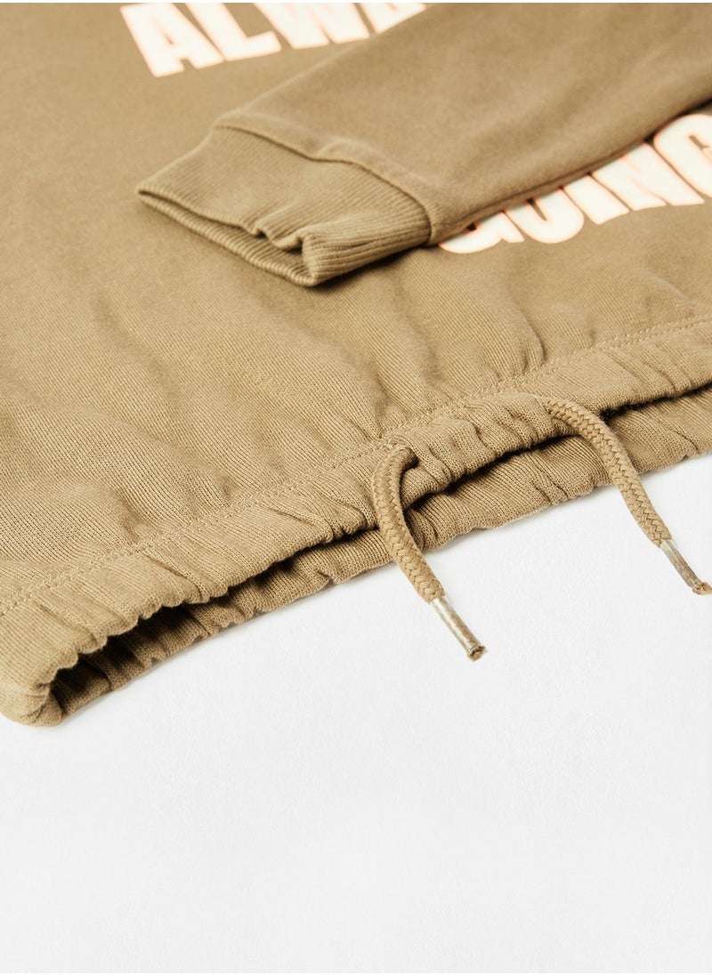 NAME IT Kids Slogan Relaxed Hoodie  - Image 4