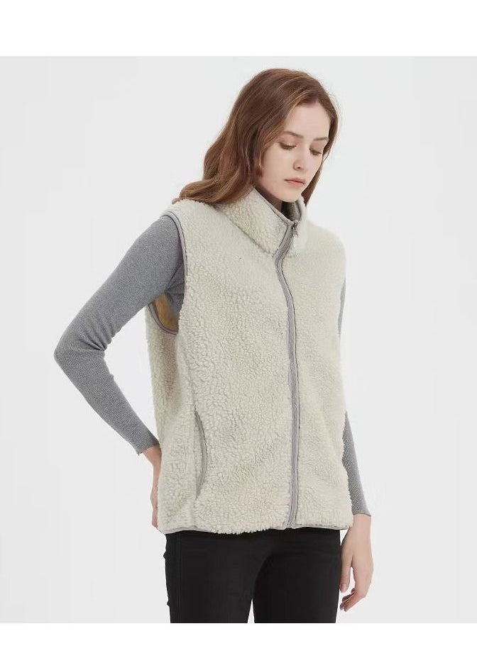 Loquat Autumn Winter Ladies Fashion Warm Wool Vest  - Image 2
