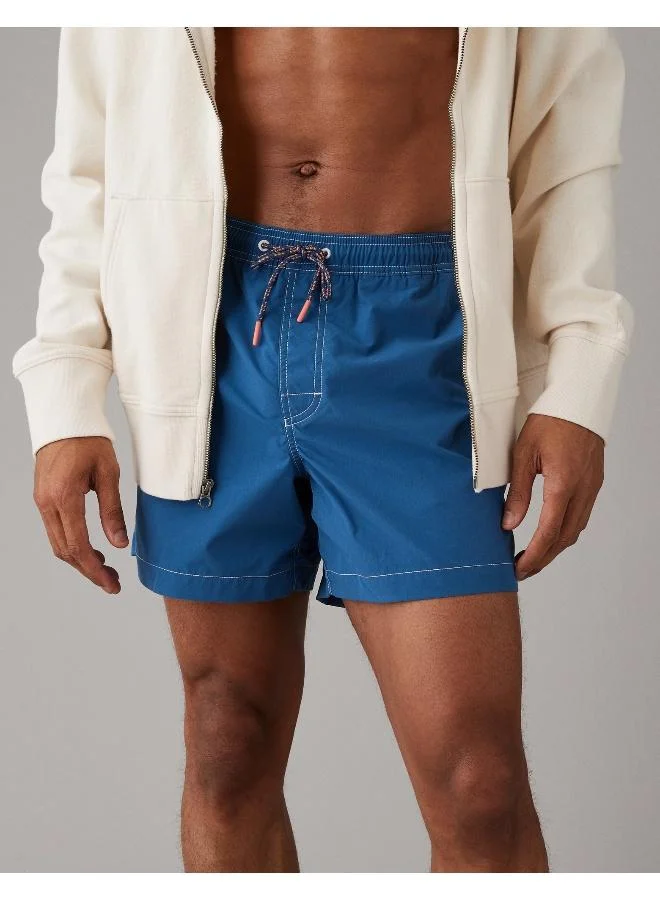 امريكان ايجل Ombre Flex 5" Drawstring Swim Trunk Shorts