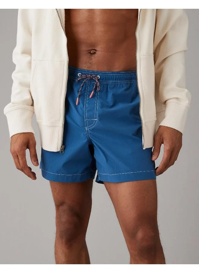 امريكان ايجل Ombre Flex 5" Drawstring Swim Trunk Shorts