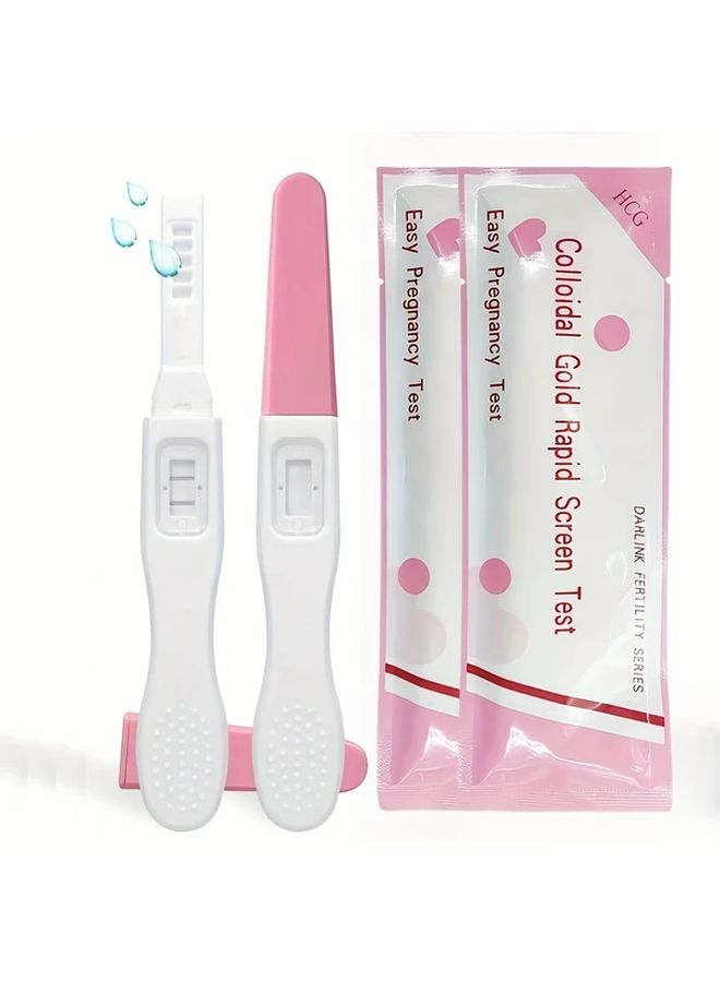 2pcs Pink Prank Fake Pregnancy Test Kit Funny Gifts for Boyfriend Family April Fools Day Valentine Surprise Party - Image 1