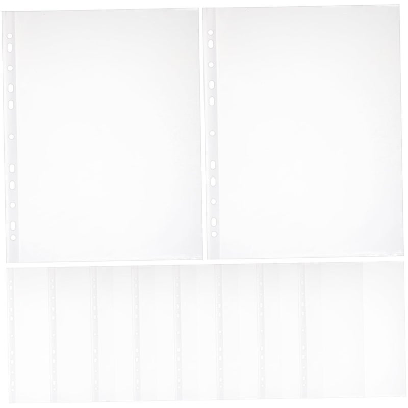 Heavy Duty Page Protectors 100 Pack Dustproof Water Resistant File Pouches For Business Study - Image 2