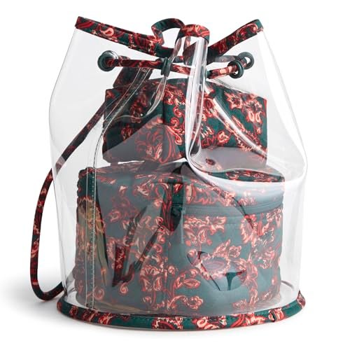 Vera Bradley Premium Cotton 3 Pc. Cosmetic Set, Victorian Vines - Image 5