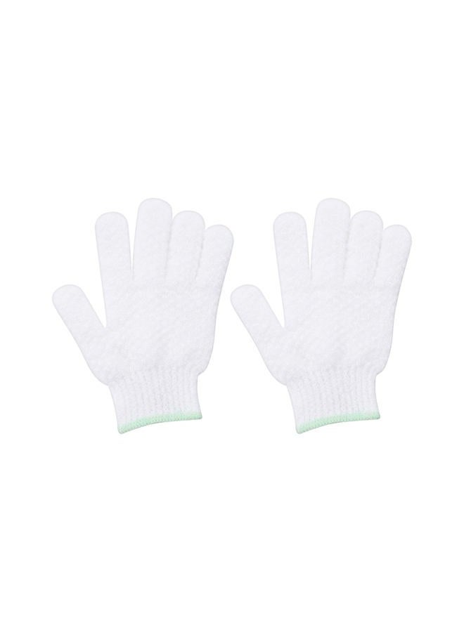 Ecotools Gentle Bath + Shower Gloves, Exfoliating Gloves Remove Dead Skin & Cleanse The Whole Body, Bath Gloves Infused with Avocado Oil to Scrub & Hydrate, Cruelty Free, 1 Pair (2 Gloves)  - Image 1