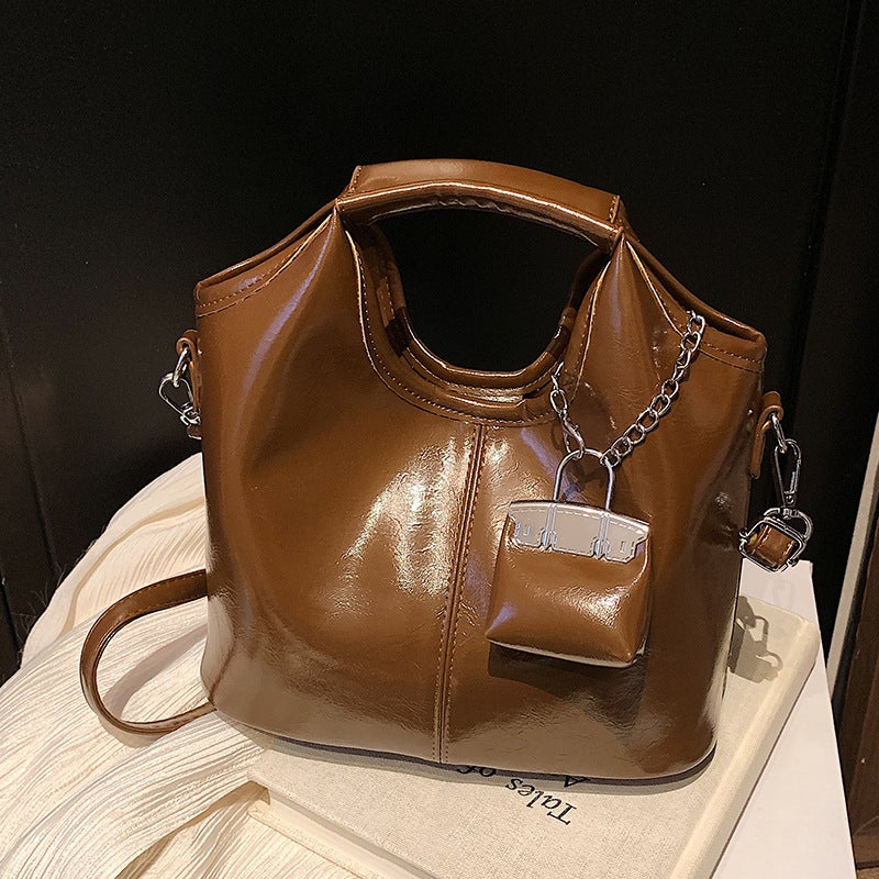 Retro Small Bag Women'S Spring Fashion All-Match Casual Crossbody Bag Korean Style Popular Bucket Bag This Year - Image 2