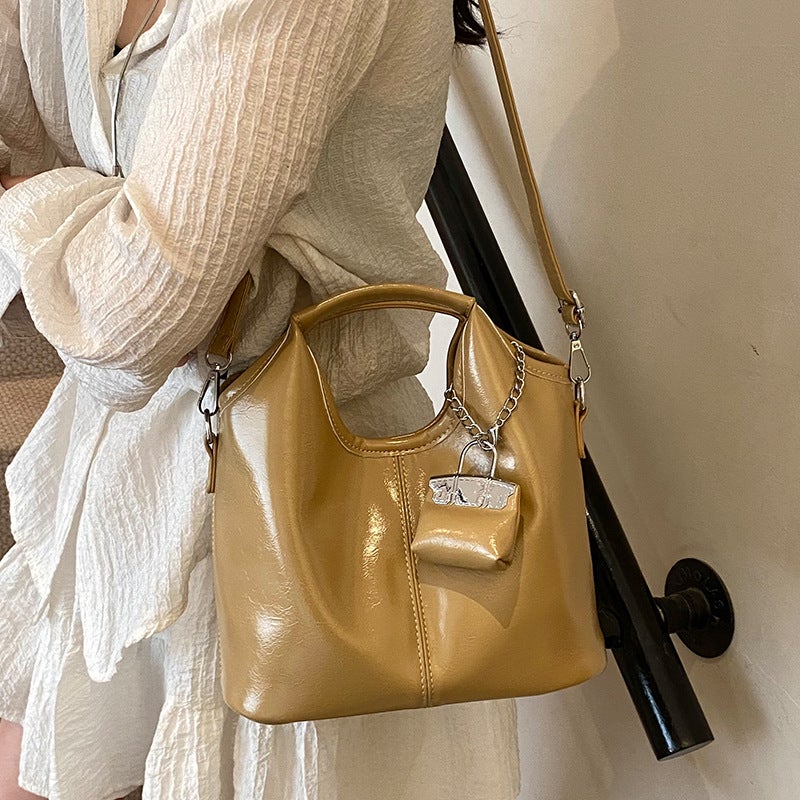 Retro Small Bag Women'S Spring Fashion All-Match Casual Crossbody Bag Korean Style Popular Bucket Bag This Year - Image 4