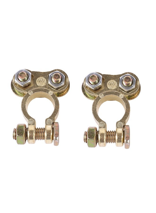 LAWAZIM Universal Battery Terminal Clamp| Battery Terminals, Allen Wrench, Washer, Car Battery Terminal, Marine Battery Terminals, Quick Disconnect, Heavy Duty, Multiple - Image 1