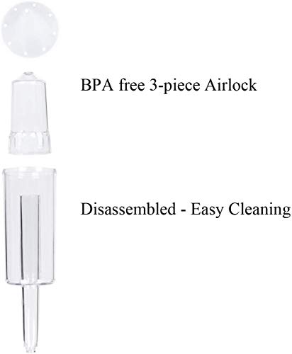 Jillmo 3-Piece airlock, Pack of 2 - Image 2