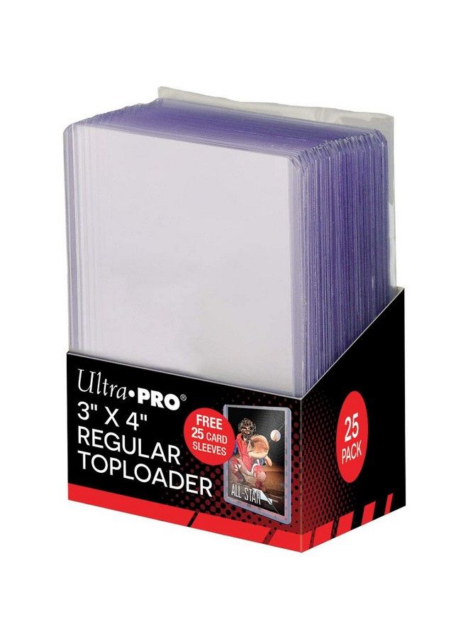 Ultra Pro 3" X 4" Regular Toploader (25Ct) - Image 2