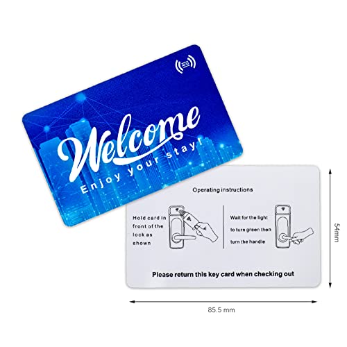 Gialer Hotel Motel RFID Contactless Key Card with Envelopes Sleeve Welcome Enjoy Your Stay Compatible with SAFLOK, KABA, ONITY, Miwa, ILCO and SECURELOX(10 Pack Cards+10 Sleeves) - Image 5