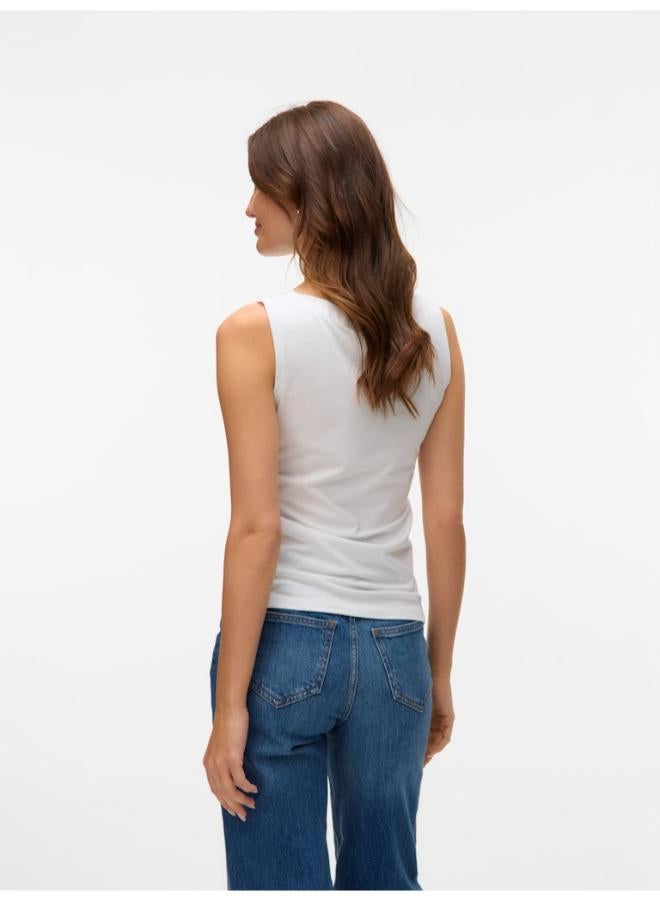 VERO MODA Boat Neck Sleeveless Top - Image 2