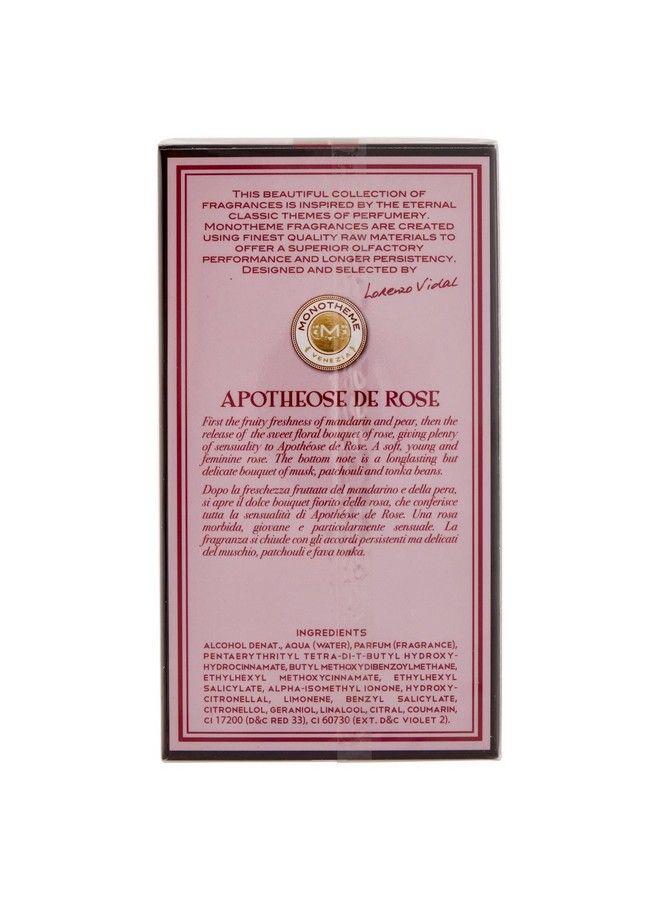 Monotheme Apotheose De Rose 3.4 Ounce - Image 4