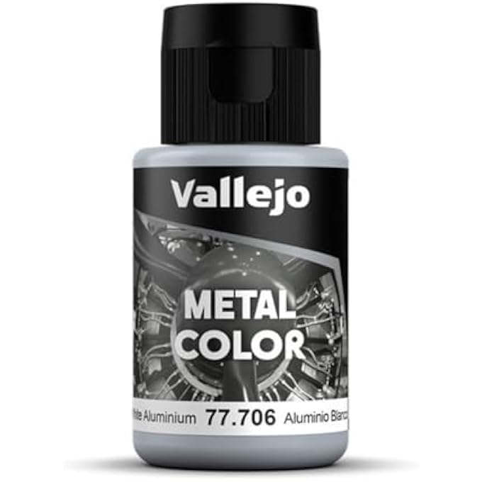Vallejo 77.706 METAL COLOR WHITE ALUMINIUM 32ML - Image 1