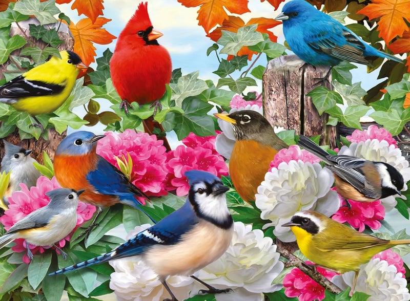 Ravensburger Garden Birds Jigsaw Puzzle (500 Pieces) - Image 2