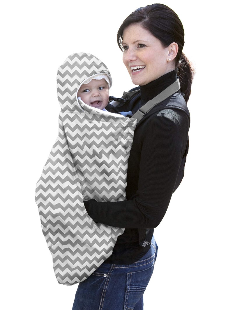 Jolly Jumper Snuggle Cover Grey Chevron - Image 2