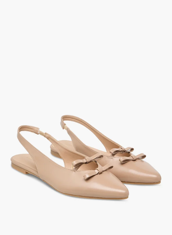 فلورا بيلا من شو إكسبرس Women Bow Detail Slingback Shoes