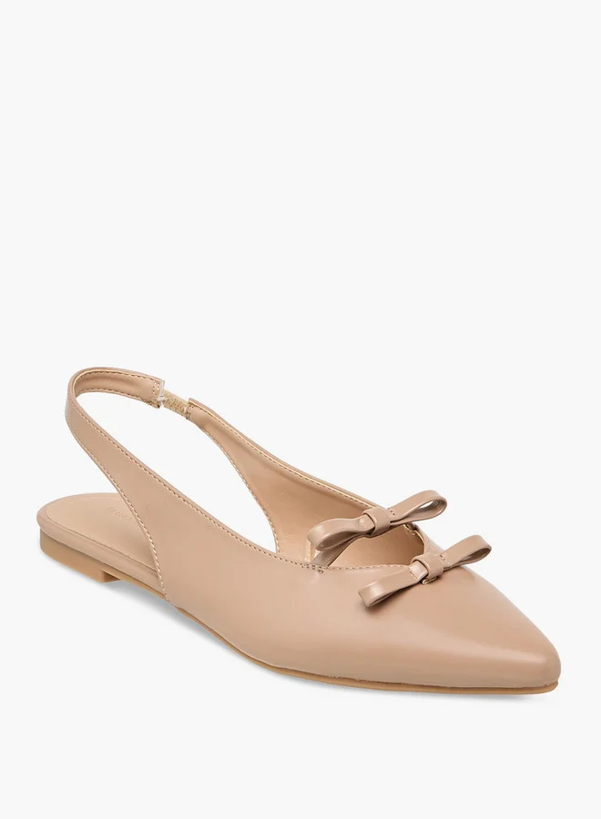 فلورا بيلا من شو إكسبرس Women Bow Detail Slingback Shoes