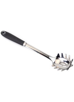 Home Pro Home Pro Stainless Steel Pasta Server With Handle Silver/Black 31.3 cm  - Image 3