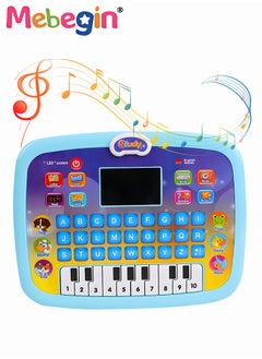 Generic Kids Tablet Learning machine Pad Toy with A-to-Z Alphabet and 1-to-10 Numbers Piano Keys English Early Education Intelligent Story Machine Large-capacity Content Multi-functional Toy  - Image 1