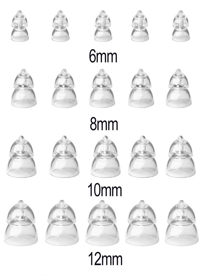 Anico MiniFit Power Domes for Oticon Hearing Aids - 8mm Replacement Domes for Oticon Mini RITE Hearing Aids with Cleaning Brush Tools Kit and Carry Case (8mm) - Image 2