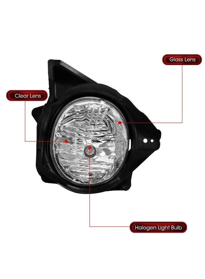 Fog Light Assembly Set for Toyota Fortuner 2006 – KASHAFI Front Bumper Fog Lamps with Wiring Harness & Switch, 9006 12V 55W Halogen Bulbs, Waterproof, Direct Replacement (Left & Right) - FR2006TY - Image 4