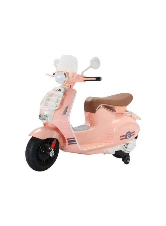 VESPA دراجة نارية فيسبا للركوب باللون الوردي - Image 1