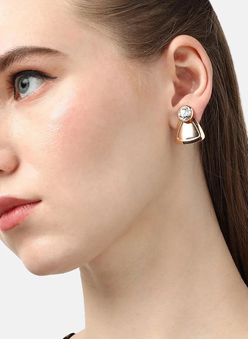 سوهي حلق مصمم للحفلات مطلي بالذهب