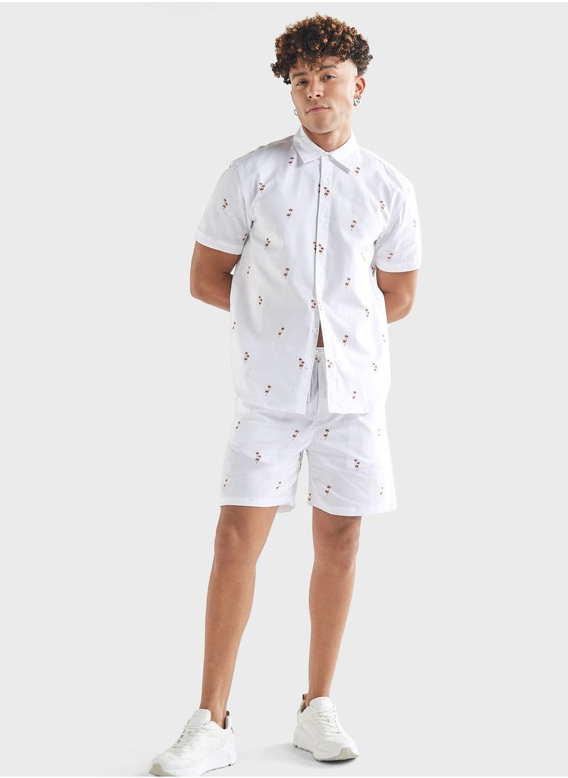 FAV Birds Print  Drawstring Shorts  - Image 4
