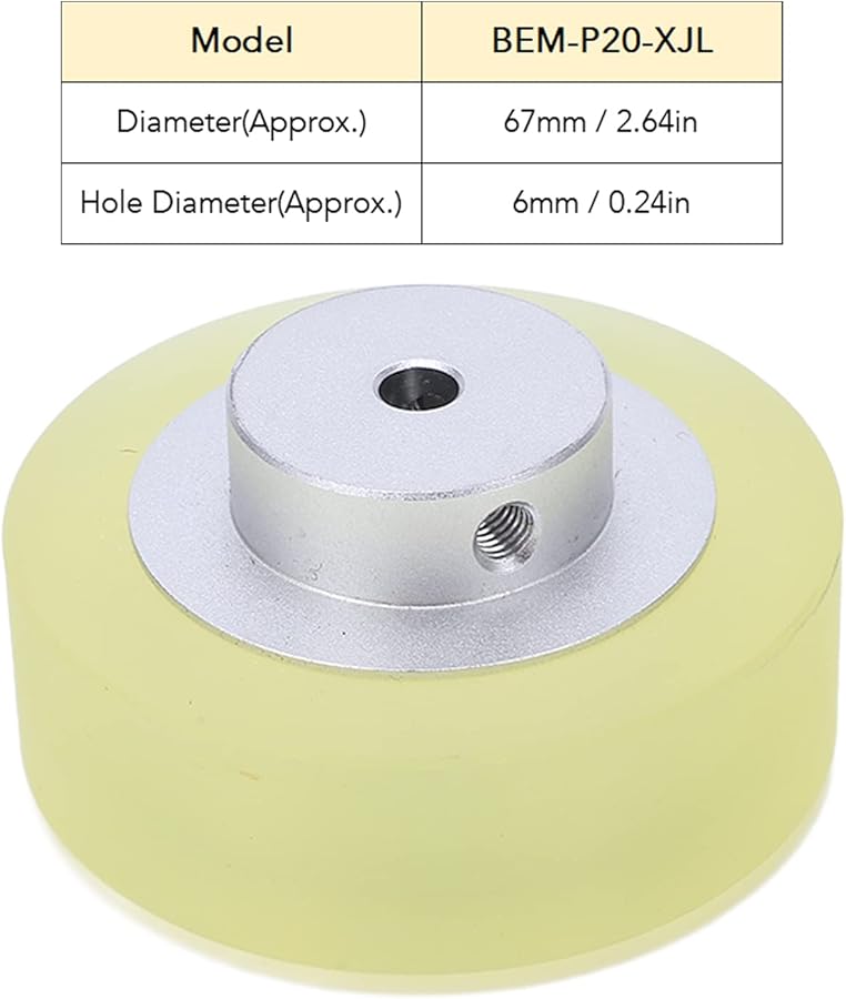 Bem P20 XJL Length Counter Wheel 6mm Hole Diameter Encoder Meter Rolling Wheel Accessory - Image 3