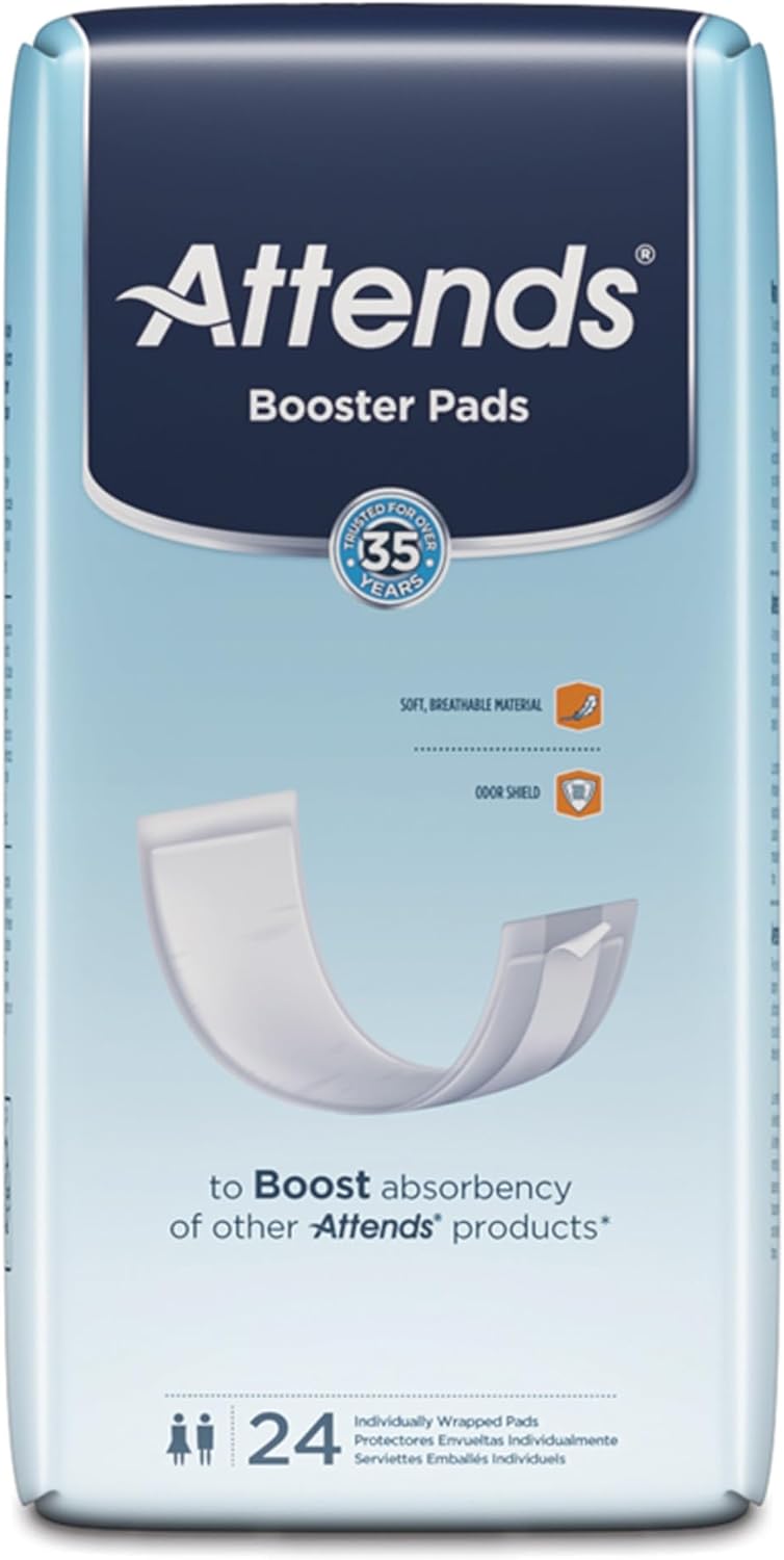 Attends Unisex Booster Pad Ultra Thin 35 x 11 BST0192 24 Ct - Image 2