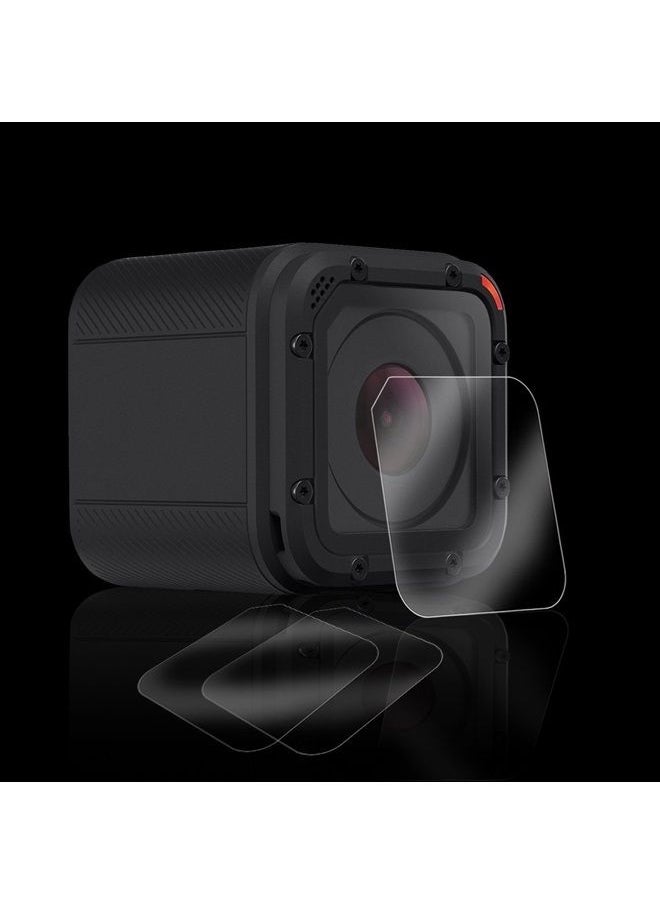 AKWOX - [6 Pack] Tempered Glass Screen Protector for Gopro Hero 4 Session Hero 5 Session (4-Pack) & Lens Cap Cover (2-Pack) by Akwox - Image 1