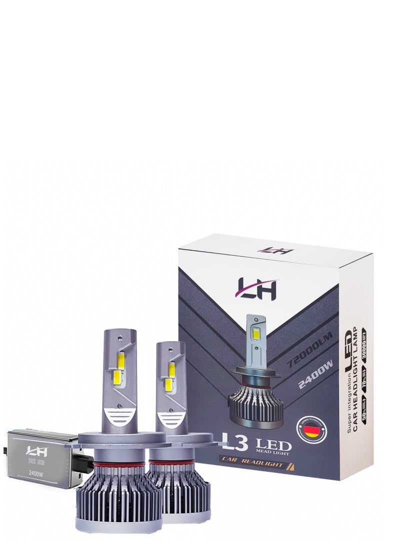 المصابيح الأمامية LED LH L3 H4