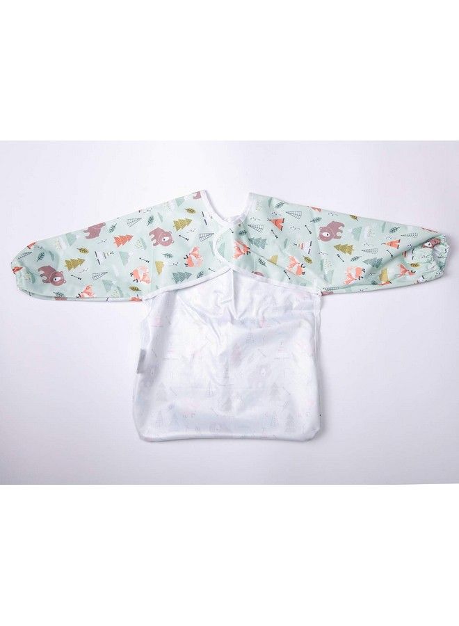 Sigzagor Baby Bib Sleeved Shirt With Pocket 1 3 Years Old Toddler (Bear Arrow Teepee)  - Image 4