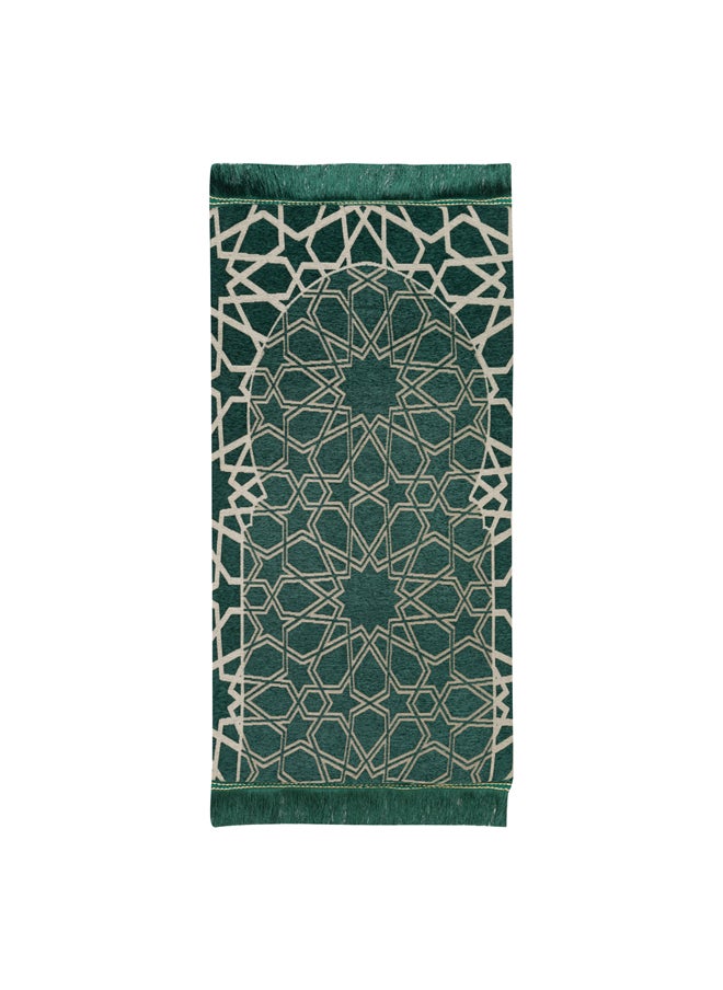 AL SANIDI Memori Foam Prayer Rug Comfortable Foam Prayer Rug Green Size120*70*3 Cm  - Image 1