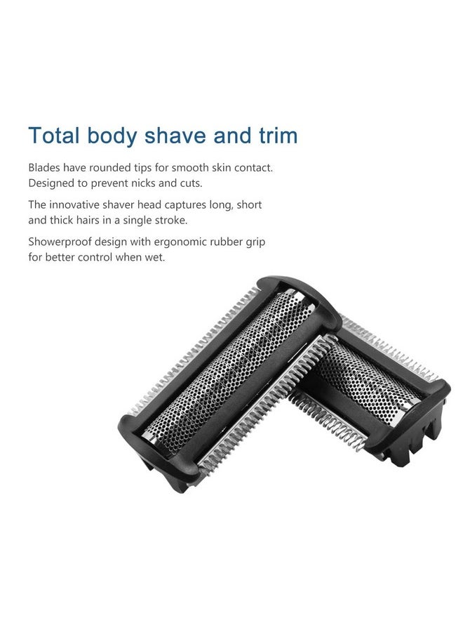tuokiy - Bg5025 Replacement Body Groomer Foil Head For Philips Norelco Bodygroom Bg7030 Bg7040 Bg2029 Bg2030 Bg2040 - Image 1