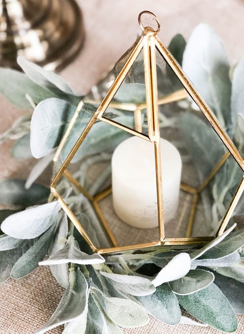 Y&D Real Touch Leaf Lambs Ear Stems, 5 Pcs Faux Greenery Garland, Bulk Foliage Leaves Plant Spray for Home Wedding DIY Floral Arrangement Centerpiece Decoration - Image 4