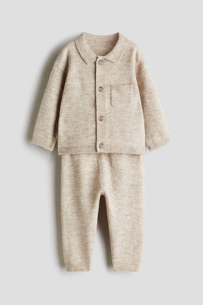 H&M 2-piece cardigan and trousers set