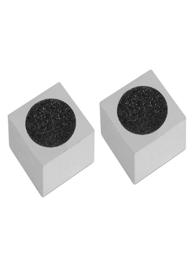 OKKO Pool Billiard Cube Scuffer Shaper Metal Cue Tip Tool, Pack of 2 - Image 1