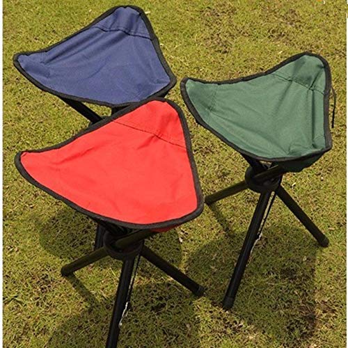 Citaaz Citaaz Camping Folding Stool Portable 3 Legs Chair Tripod Seat for Outdoor Hiking Fishing Picnic Travel Beach BBQ Garden Lawn with Strap Oxford Cloth  - Image 1