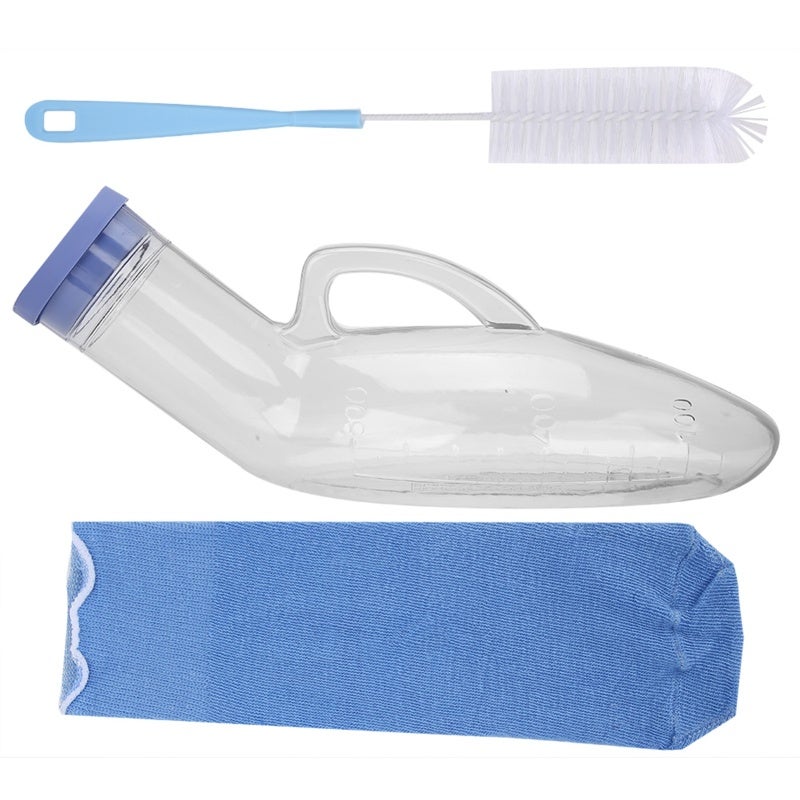 Men Urine Collector Lightweight PVC Urine Collection Funnel Pot Urination Device for Home - Image 1
