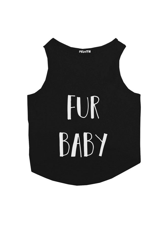 rusepin - . Pet Fur Baby Round Neck Sleeveless Vest Tank T-Shirt/Tees For Dog Clothes Summer Apparel./Medium (Chubby Pugs, Beagle Etc.) - Image 1