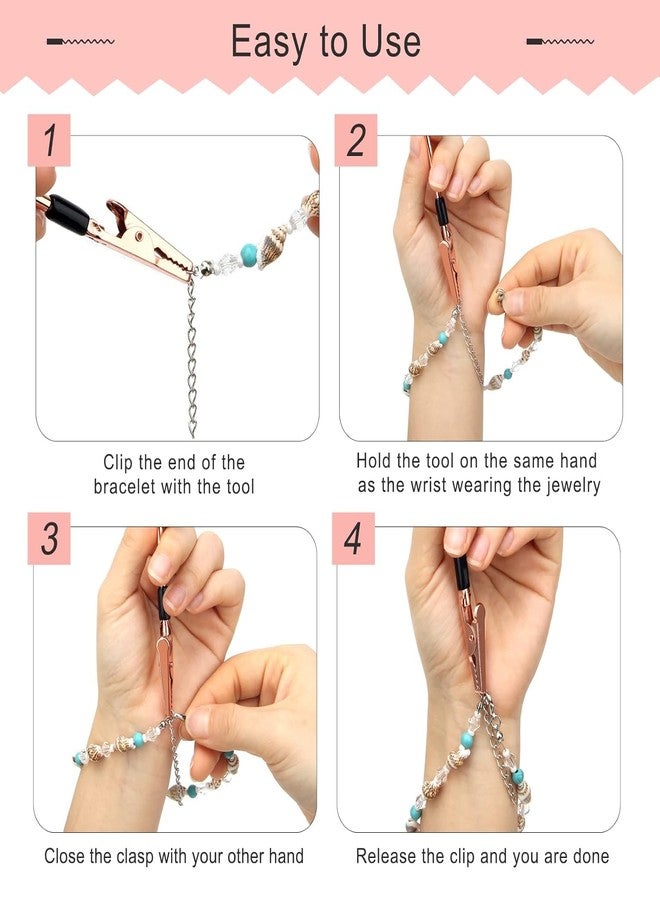 BHHB Jewelry Clasp Helper Tool – Easy Fastener Aid for Bracelets, Necklaces & Watches | Perfect for Gold, Silver, and Fashion Jewelry | Anti-Tangle Clasp Assist Tool (Silver, 1 pcs) - Image 5